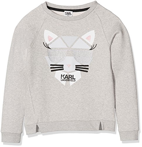 Preisvergleich Produktbild Karl Lagerfeld Jungen Sweat Sweatshirt, Grau (Grau meliert), 12 Jahre