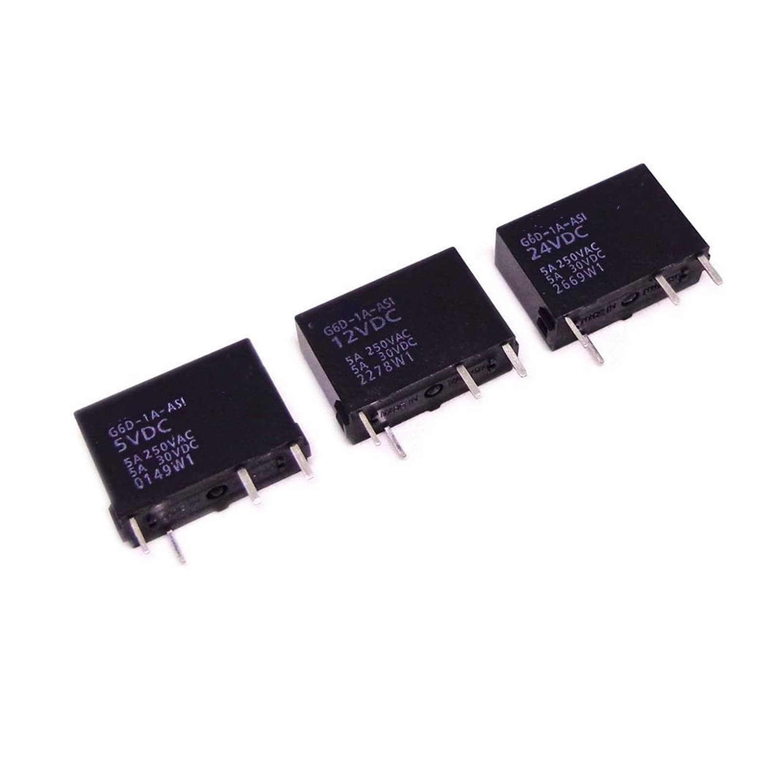 Relais électromécanique G6D-1A-ASI 24VDC Composant d'Automatisme Pack de 10