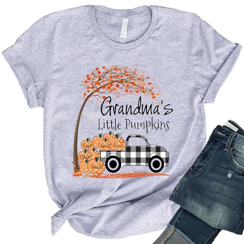 NAZENTI Personalized Mom Grandma Shirt, Customized Shirts, Mom Gigi Est Shirt, Shirt for Gigi, Grandma Gifts, Grandma Gifts