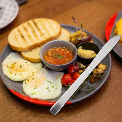 Image of 36 PCS Dinner Knifes Set - Windsor Stainless Steel Table Knives 8.7 Inch with Dishwasher Safe Butter Knives,Metal Butter Knofe,Dinner Knife Silverware for Home,Kitchen or Restaurant