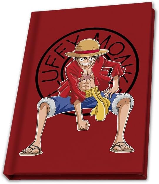 Miniatura 4 de ABYSTYLE El juego de regalo de One Piece Monkey D. Luffy Red incluye taza de 11 onzas, cuaderno de tapa dura y llavero de anime manga accesorios