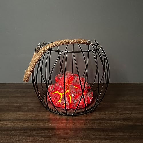 Feux de charbon de bois LED lampe décorative de salon modèle G