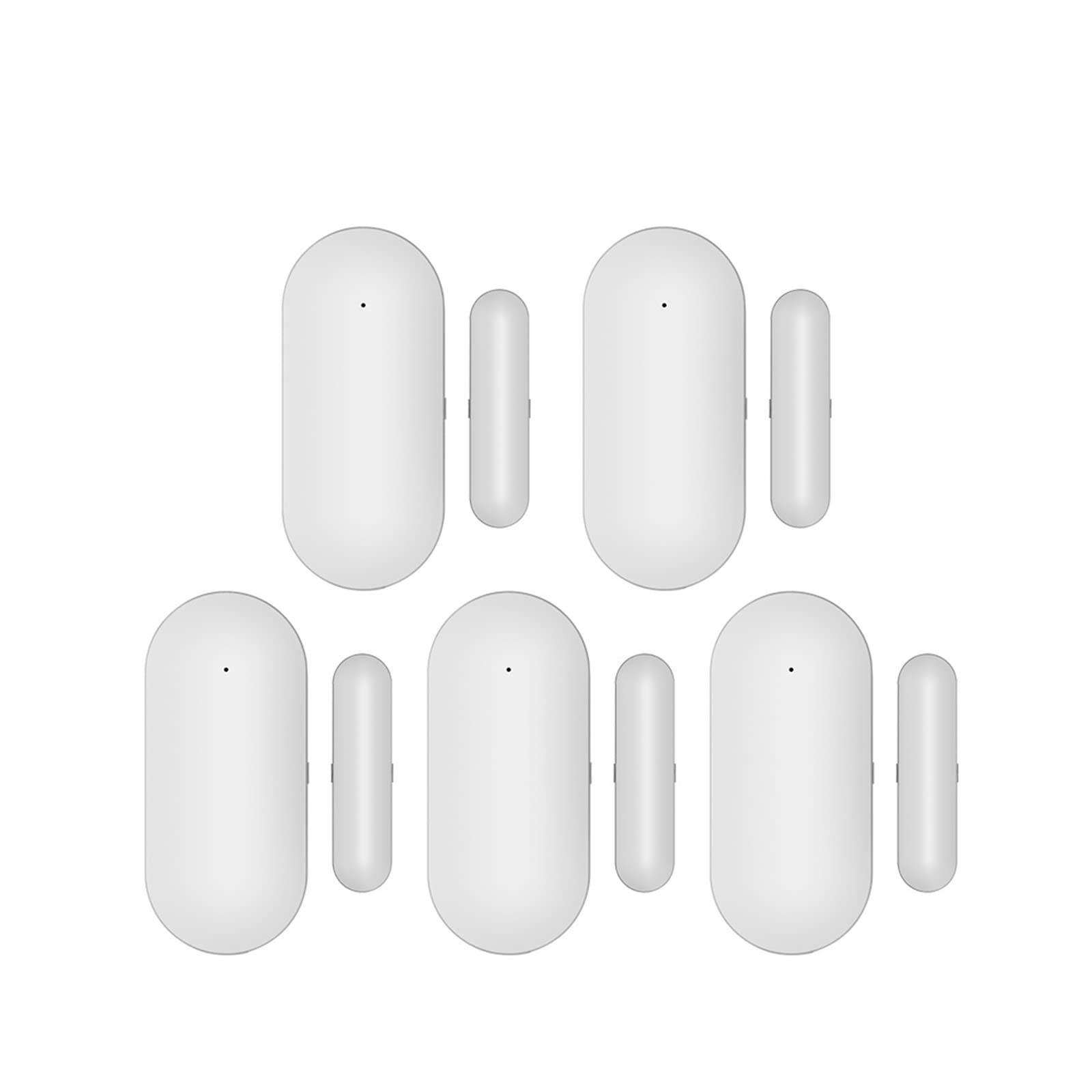 Sistema de Alarma, Sensores magnéticos PB68, Detector de Puerta inalámbrico, Sensor Ventana, aplicación for 433MHz, Seguridad for el hogar, Kits Alarma(5pcs)