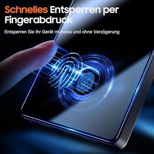 UniqueMe für Samsung Galaxy S25 Ultra für Panzerglas Sichtschutz - 2 Stück – Ansicht 3