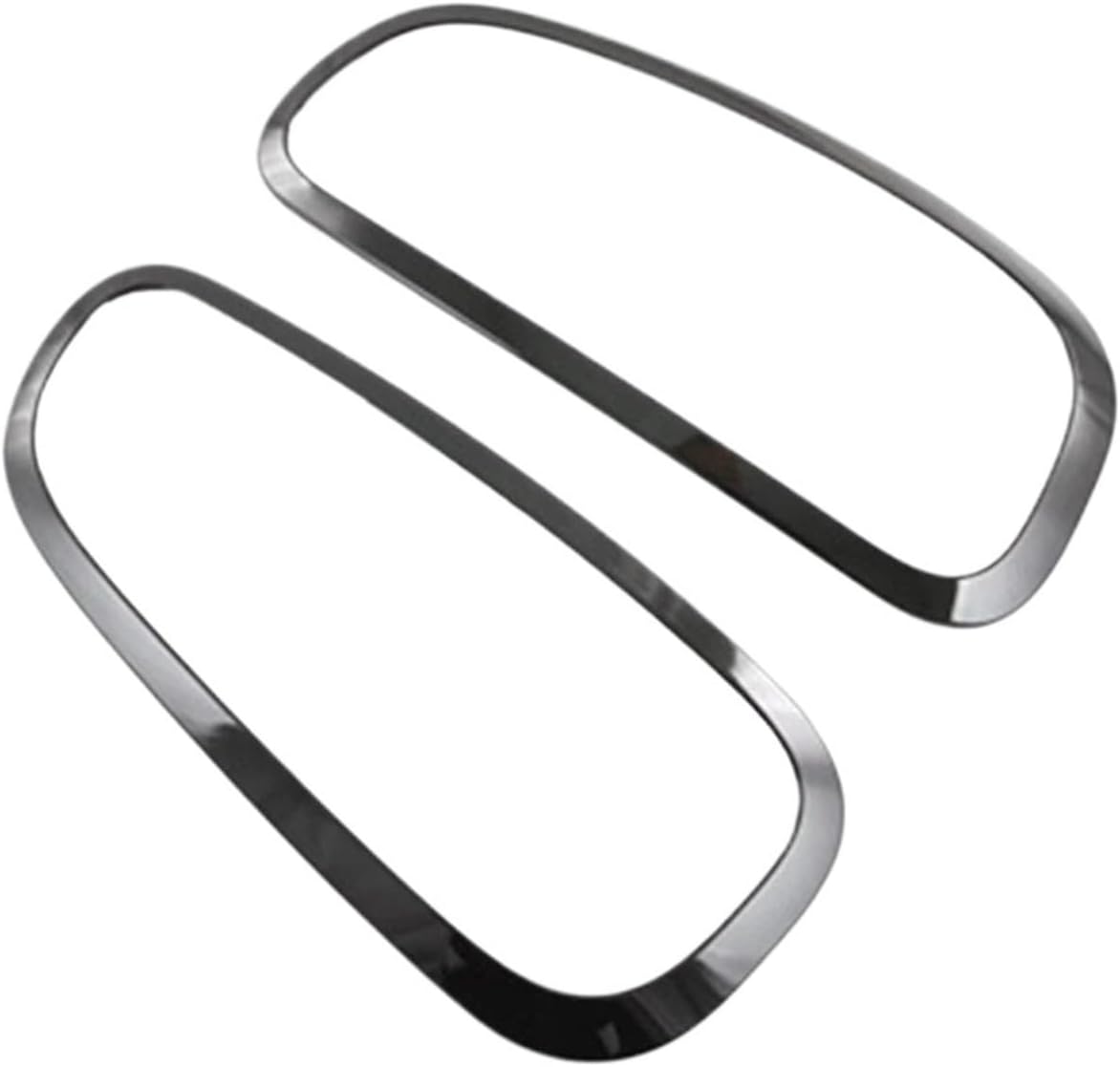 2Pcs Glossy Black Rear Tail Light Lamps Frame Taillight Ring Decorative Cover Trim Compatible For MINI Cooper Clubman 2022