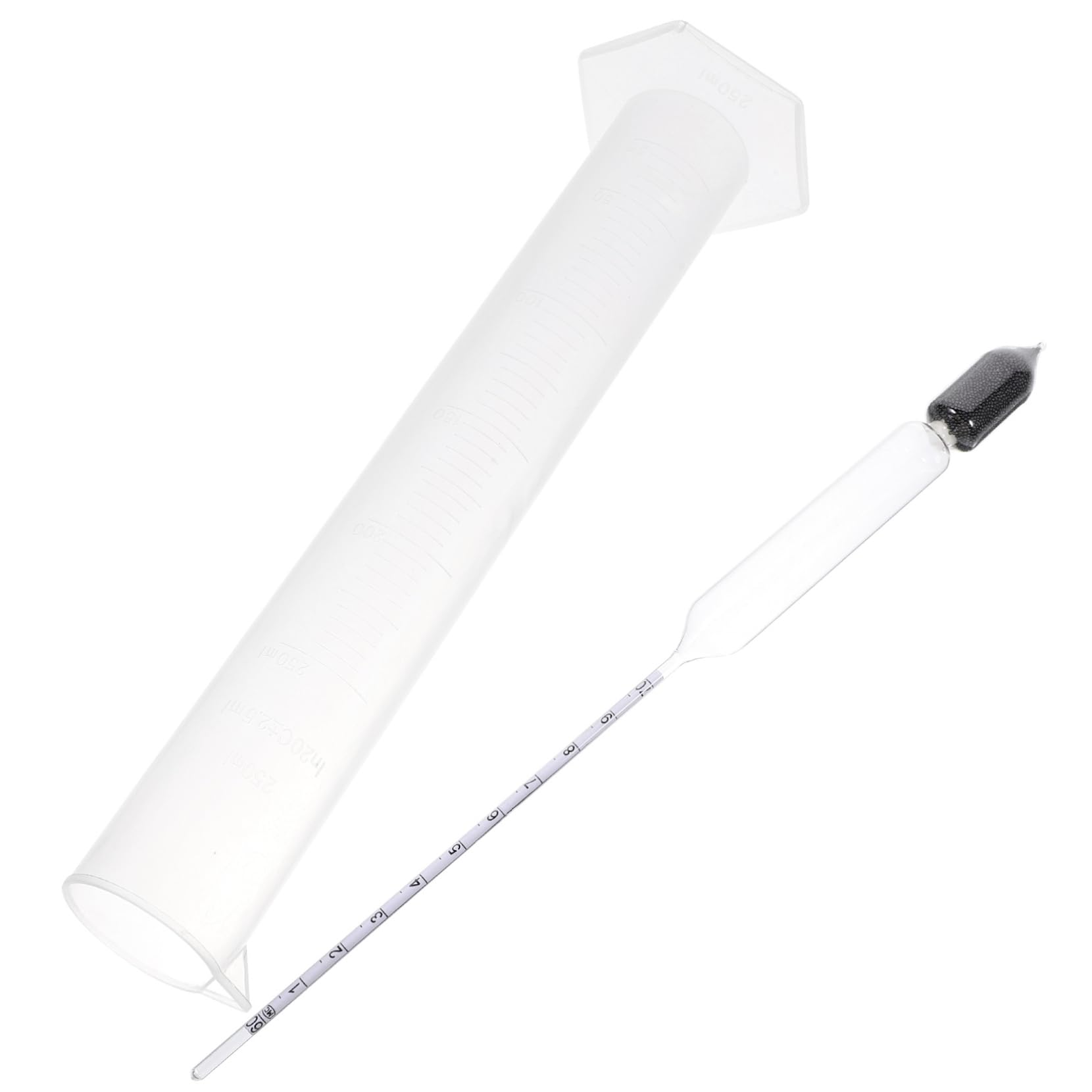BELLIFFY Glass Maple Syrup Hydrometer Set Maple Syrup Test Cup for Accurate Measurement