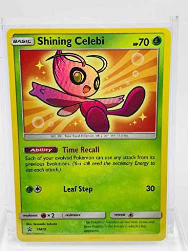  Pokemon Shining Celebi - SM79 - SM Black Star Promos