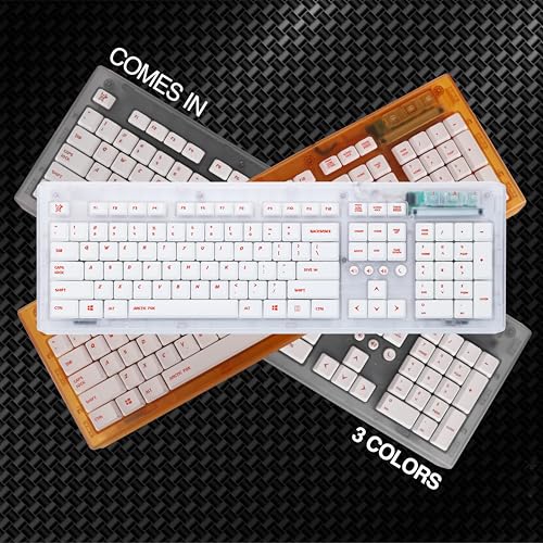Image of Arctic Fox Crystal Wired Keyboard (Orange)