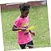 Gogogmee 4set Wooden Balance Relay Race Girl Egg and Spoon Outdoor Playing Fun Training Tool for Balance Development Colors for Parties and Contests