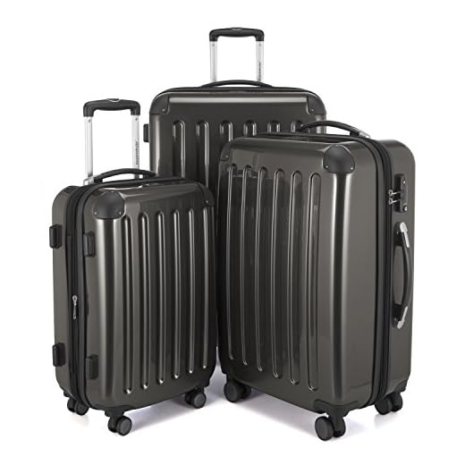 Hauptstadtkoffer Luggage Set, Graphite, set of 3