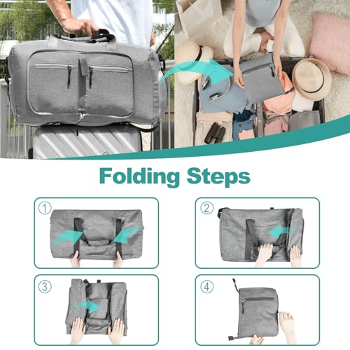 Image of Dimayar 85L Foldable Duffle Bag, Travel & Weekender, Overnight, Gym