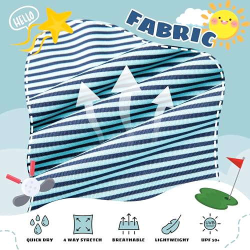 Image of Boys Polo Shirts Short Sleeve Striped Performance Moisture Wicking Dry Fit Golf Shirts for Boys Youth Kids
