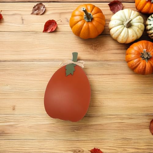 Décorations citrouilles d'automne bois rustique faites pour durer - 7