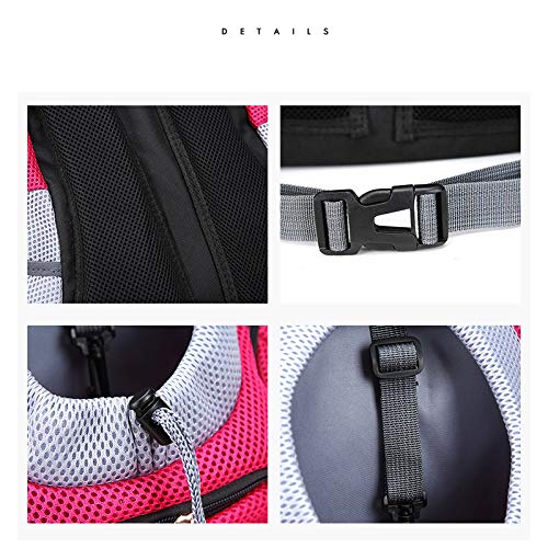 QiaoJia Estilosa mochila para transporte de cães e gatos para animais de estimação, bolsa de ombro p