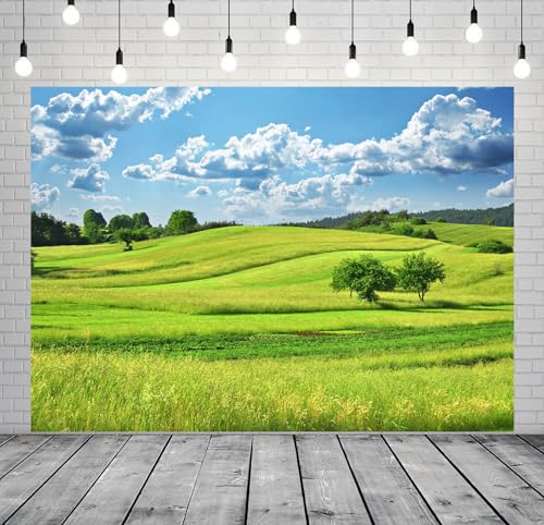 Fondo fotográfico BELECO 12x8 ft tela verde naturaleza miniatura 2