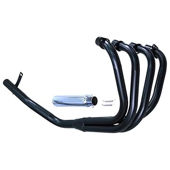 Amazon | ゼファー400/χ ゼファー 400 マフラー 4-1管 ブラック