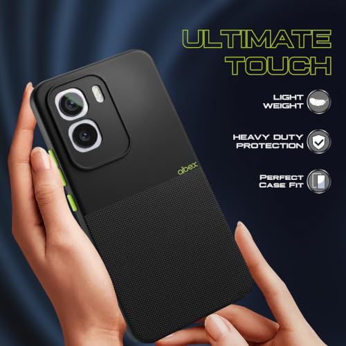 Image of AIBEX Premium Back Cover Case Compatible for Vivo T5 Pro 5G | Scratch & Drop Tested Shockproof Matte Texture Case with Soft Microfibre Lining | Slim Fit Cover with Anti-Scratch Finish - Black