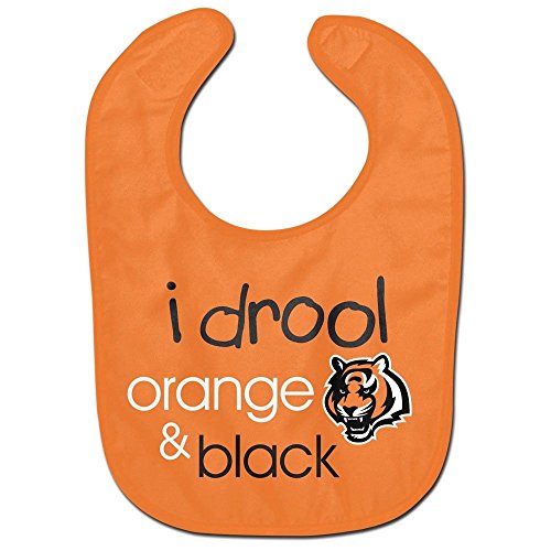 Image of WinCraft NFL Cincinnati Bengals WCRA1963214 All Pro Baby Bib,Orange