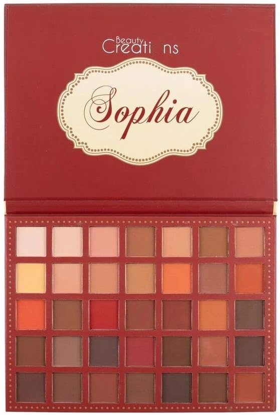 Beauty Creations Eyeshadow SOPHIA Palette 35 Shades Highly Pigmented Neutral