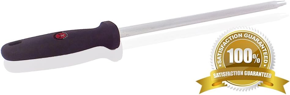 Kitchen Knife Sharpener by Samurai Sharp- Professional Knife Sharpening Tool System Master Chef 10"- For Indoor/Outdoor Kitchen and Garden Utensils-100% No Hassle Customer Guarantee