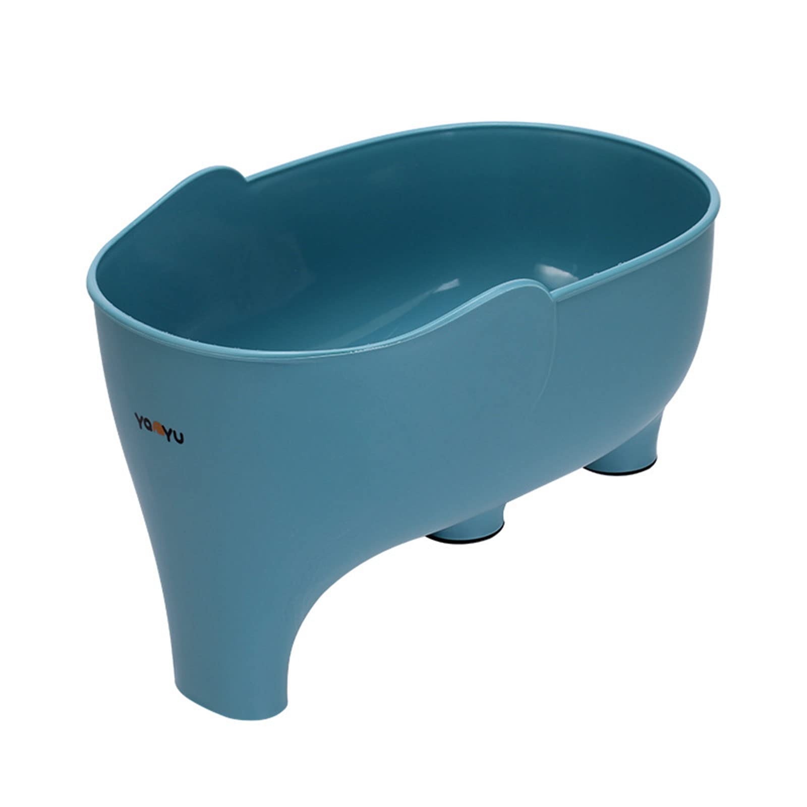 X-Institute Elephant Shape Sink Filter Organizers Garbage Storage Basket Sponge Dishcloth Holder Corner Drain Kitchen Drain for Dishes