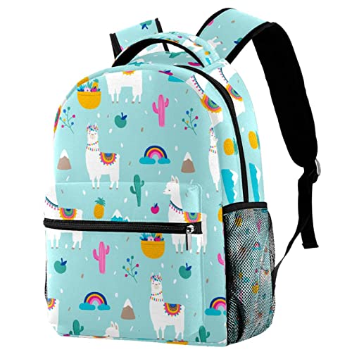 Sac à dos école enfant licorne violet avec pochette bouteille et grand volume voyage