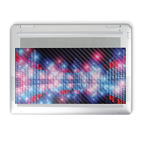 Image of MightySkins Carbon Fiber Skin Compatible with HP Spectre x360 14 inch (2022) Full Wrap Kit - Neon Eq | Protective, Durable Textured Carbon Fiber Finish | Easy to Apply | Made in The USA
