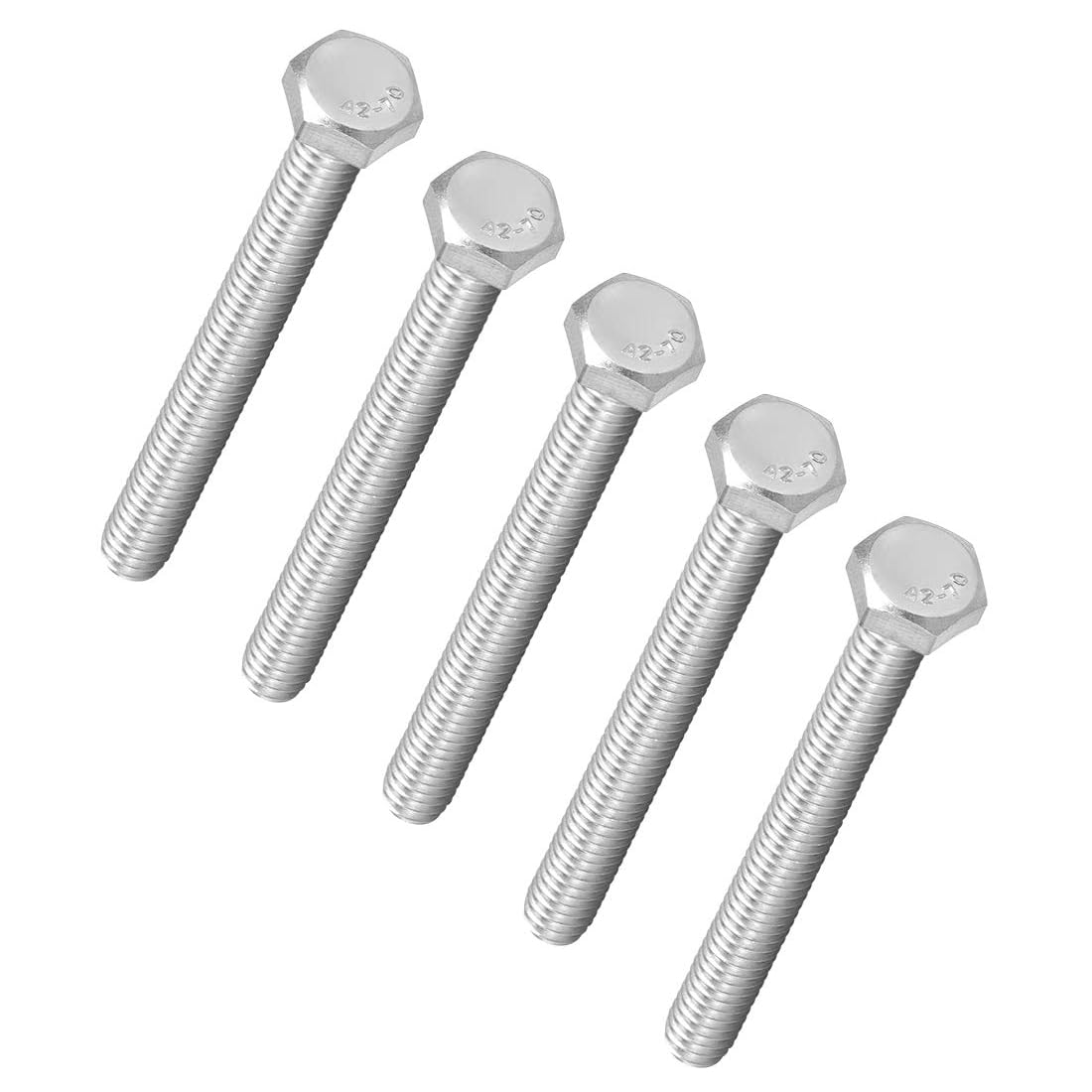TA-VIGOR M6 x 75mm Hex Bolts, Heavy Duty M6 Panel Bolts