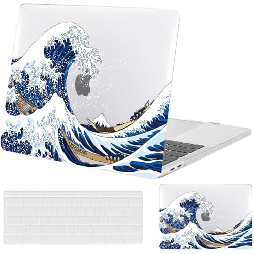 Coque MacBook Air 13.6 M3 M2 Antichoc Robuste avec Protège-Clavier pour Modèle A2681 A3113