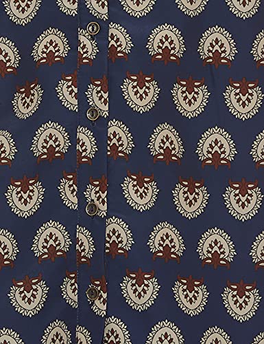 Image of Desi Belle Women's Regular Tops (DBCTTP-6 Navy L)