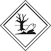 MARINE POLLUTANT PLACARD (new format required by DOT January 2010) (2 Pack)