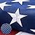 American Flag for Outside 3x5 Ft - TearProof Series Outdoor Use US Flags - Long Lasting, Fade Resistant - Thick Spun Polyester USA Banner - High Wind United States Flag - Embroidered Stars, Sewn Stripes, Brass Grommets