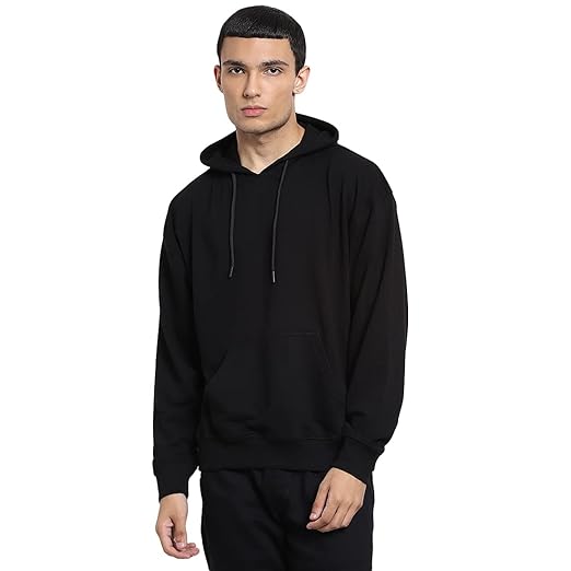 Casual Loose Fit Hoodie Sweatshirt for Men's