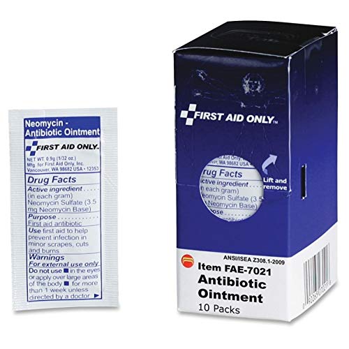 First Aid Only Fae-7021 Smartcompliance Refill Antibiotic Ointment, 10 Count #TOP6