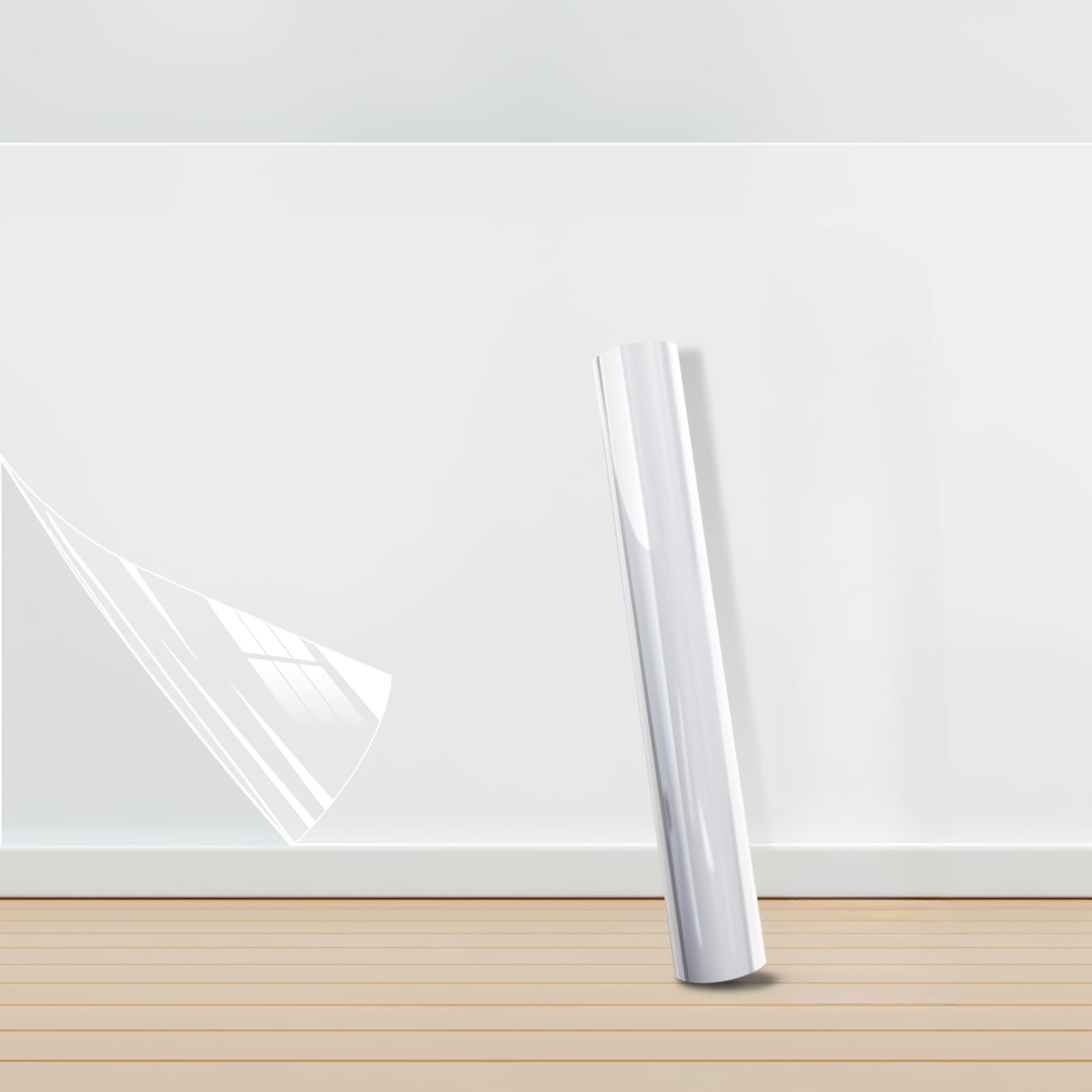 NYHWBI 1Roll Clear Wall Protector, Protector Self Adhesive 45cmx1000cm Electrostaticwall Film Plastic Transparent Splash Dog Cat Wall Protector for Kitchen Office