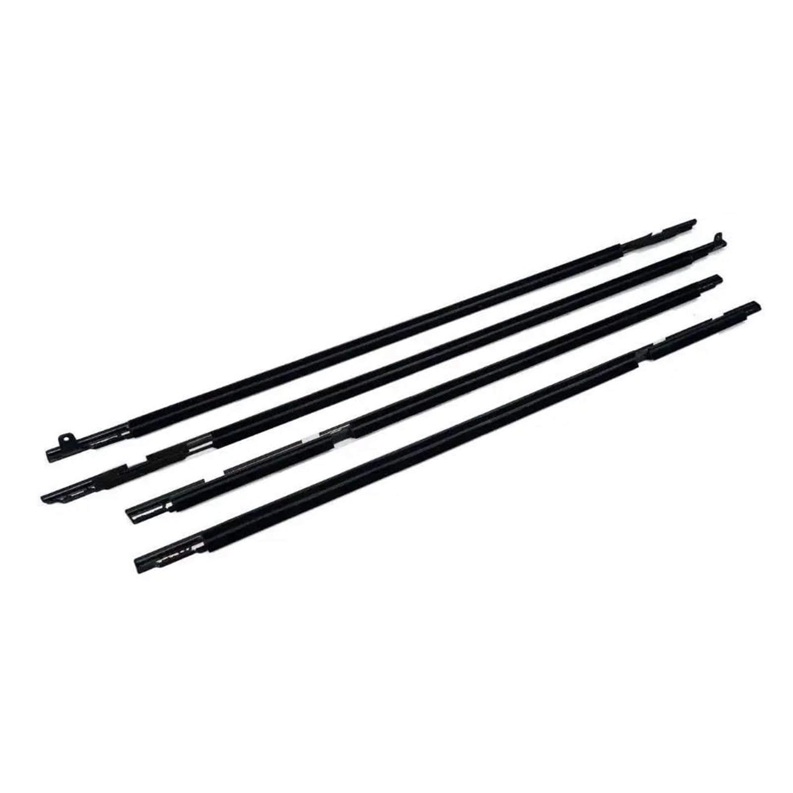 Yuqudgelky Black 4 Pcs Chrome Window Glass Rubber For Toyota For Land For Cruiser Lc80 Lx450 1991-1998 75730-60020(Black)
