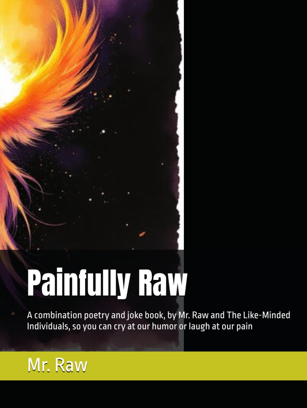 Painfully Raw: A combination poetry and joke book, by Mr. Raw and The Like-Minded Individuals, so you can cry at our humor or laugh at our pain