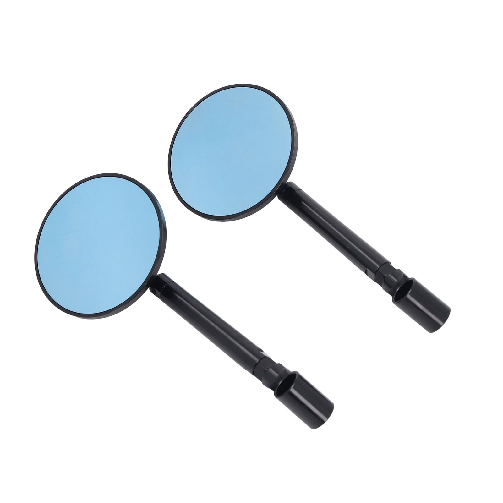 Lusterko Wsteczne Motocykla, Regulowane Lusterka Boczne ze Stopu Aluminium do Quadów, w Stylu Retro z wysuwaną funkcją 60 Mm do Motocykli