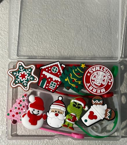 9 tapas de silicona para pitillos, cubre pitillos reutilizables, 9 piezas miniatura 3