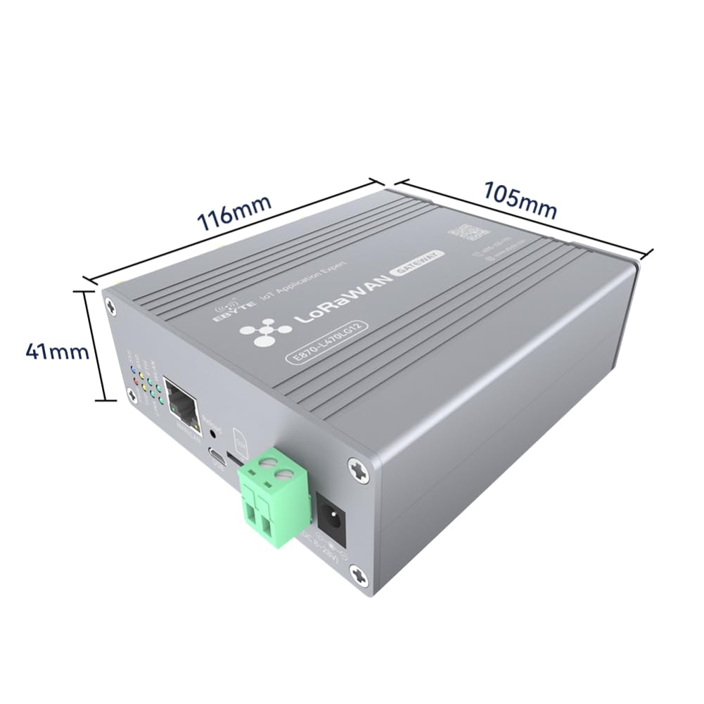 LoRaWan Gateway 470MHz SX1302 High Speed 8 Kanal 27dbm 3KM E870-L470LG12 Full Duplex PA+LNA LoRaWAN Puerta de enlace de protocolo estándar
