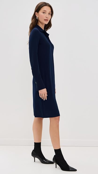 Vince Women's Long Sleeve Polo Dress