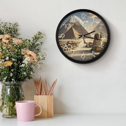 Horloge murale numérique pyramides lisible et facile à voir pour senior - 4