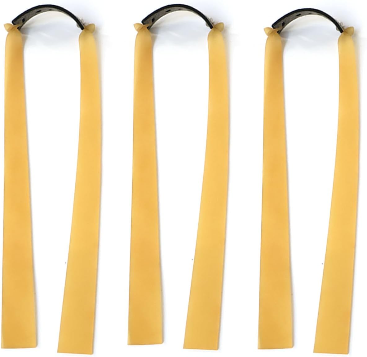 3 x Replacement Flat UK Slingshot Power Bands 1.5mm Natural Latex Catapult Rubbers Hunting Band Elastics Catapults for Adults