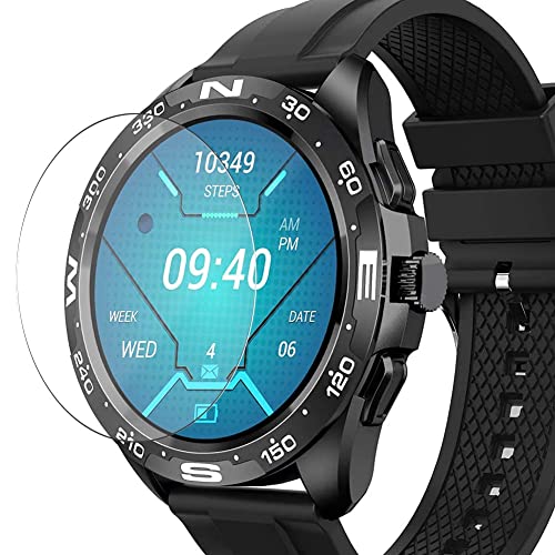 Puccy 3 Pack Tempered Glass Screen Protector, compatible with LEMFO I32 1.32''...