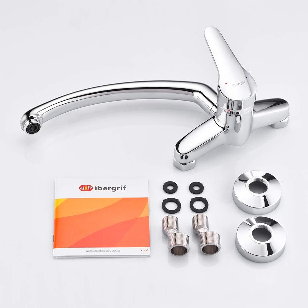 Ibergrif Roma M16350 Faucet and Installation Components