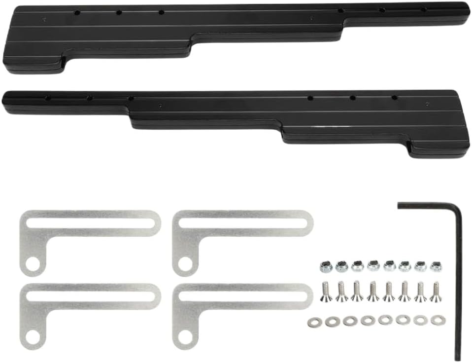 Spark Plug Wire Loom Holder Replacement Compatible With SBC BBC SBF 302 350 454 V8 Engine(Silver)