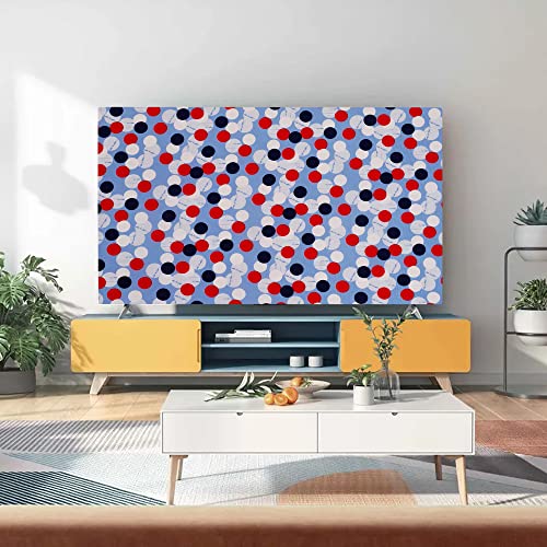 Image of Glassiano Marigold Dustproof Printed 65 inch LED TV Cover Screen Protector Compatible for All Models, Print 21