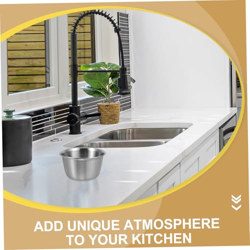 Tofficu ステンレス製深型料理ボウル 多用途サラダ ミキシングボウル 軽量耐久 家用食器 保存容器対応 ケーキ スープ調理に適した台所用品