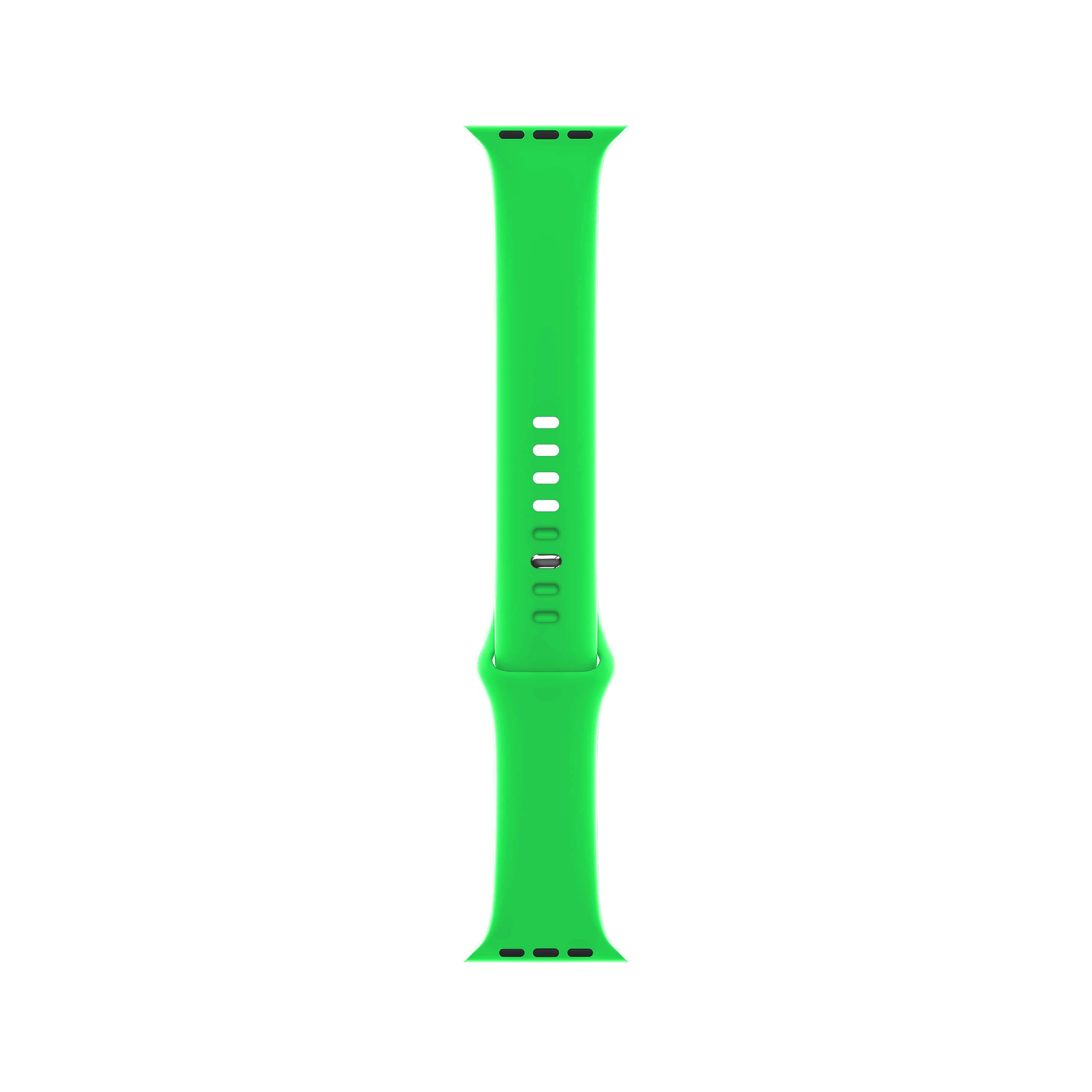 SRena SBC1 cinturino per cinturino apple watch 49mm 46mm 45mm 44mm 42mm 41mm 40mm 38mm ultra 2 apple watch cinturino series 10 9 8 7 6 5 4 3 2 1 originale acciaio sport in colore Verde Fluorescente