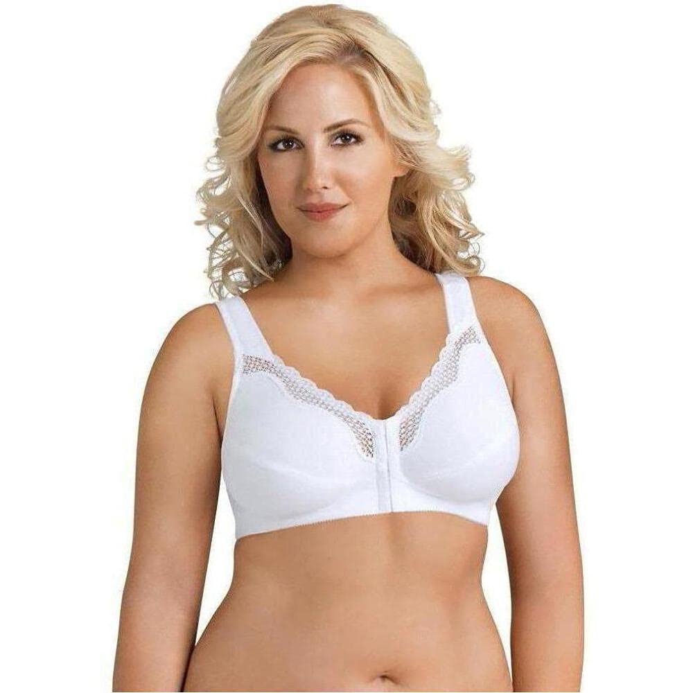EXQUISITE FORM Fully Women's Front Close Cotton Posture Bra #5100531